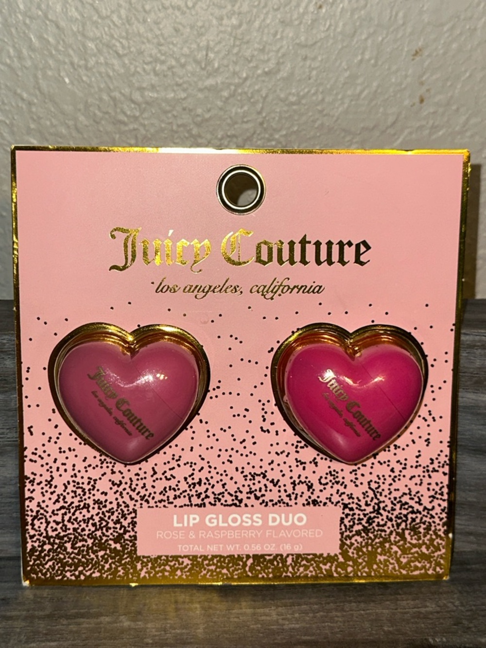 Juicy Couture Heart Lip Gloss Duo - Light Pink & Hot Pink